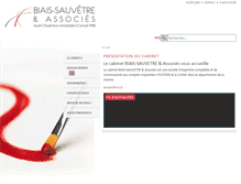 Tablet Screenshot of biais-sauvetre.com